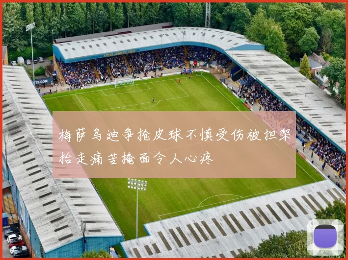 梅萨乌迪争抢皮球不慎受伤被担架抬走痛苦掩面令人心疼